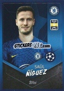 Sticker Saúl Ñíguez - UEFA Champions League 2021-2022 n. 582 - Topps
