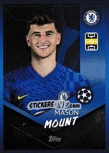 Sticker Mason Mount - UEFA Champions League 2021-2022 n. 583 - Topps