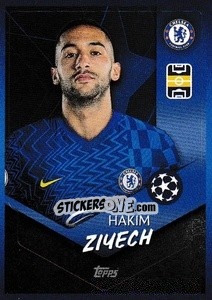 Sticker Hakim Ziyech - UEFA Champions League 2021-2022 n. 585 - Topps