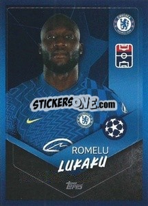 Sticker Romelu Lukaku - UEFA Champions League 2021-2022 n. 586 - Topps