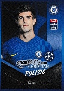 Sticker Christian Pulisic - UEFA Champions League 2021-2022 n. 587 - Topps