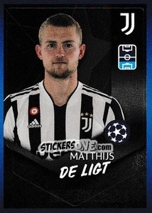 Sticker Matthijs de Ligt - UEFA Champions League 2021-2022 n. 594 - Topps