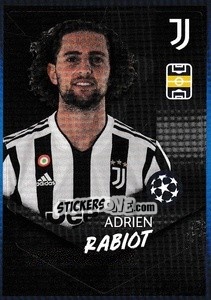 Sticker Adrien Rabiot - UEFA Champions League 2021-2022 n. 600 - Topps