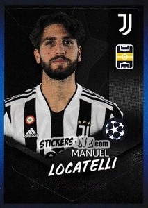 Sticker Manuel Locatelli - UEFA Champions League 2021-2022 - Topps