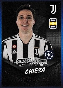 Sticker Federico Chiesa - UEFA Champions League 2021-2022 n. 603 - Topps