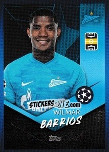 Sticker Wílmar Barrios - UEFA Champions League 2021-2022 - Topps