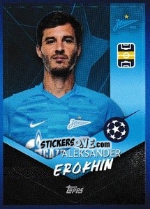 Sticker Aleksandr Erokhin - UEFA Champions League 2021-2022 n. 618 - Topps