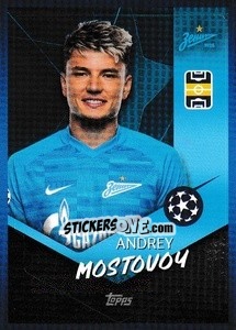 Sticker Andrei Mostovoy - UEFA Champions League 2021-2022 n. 620 - Topps