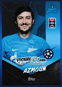 Sticker Sardar Azmoun - UEFA Champions League 2021-2022 - Topps