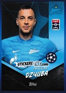 Sticker Artem Dzyuba - UEFA Champions League 2021-2022 n. 624 - Topps