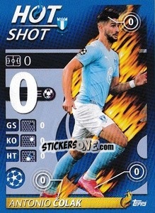 Sticker Antonio Colak - Hot Shot - UEFA Champions League 2021-2022 n. 627 - Topps