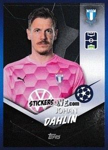 Sticker Johan Dahlin - UEFA Champions League 2021-2022 - Topps