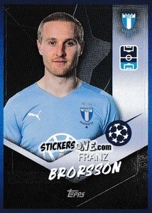 Sticker Franz Brorsson - UEFA Champions League 2021-2022 n. 631 - Topps