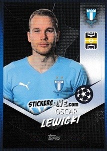 Sticker Oscar Lewicki - UEFA Champions League 2021-2022 n. 636 - Topps