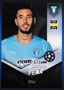 Sticker Sergio Peña - UEFA Champions League 2021-2022 - Topps