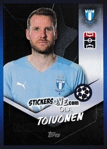 Sticker Ola Toivonen - UEFA Champions League 2021-2022 n. 641 - Topps