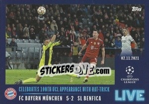 Cromo Celebrates 100th UCL appearance with hat-trick - UEFA Champions League 2021-2022 - Topps