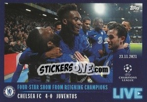 Sticker Four-star show from reigning champions - UEFA Champions League 2021-2022 n. L17 - Topps