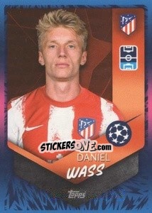 Sticker Daniel Wass (Atlético de Madrid) - UEFA Champions League 2021-2022 n. L26 - Topps