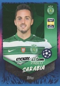 Sticker Pablo Sarabia (Sporting Clube de Portugal) - UEFA Champions League 2021-2022 n. L30 - Topps