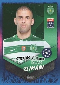 Cromo Islam Slimani (Sporting Clube de Portugal) - UEFA Champions League 2021-2022 - Topps
