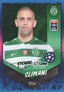 Sticker Islam Slimani (Sporting Clube de Portugal) - UEFA Champions League 2021-2022 n. L31 - Topps