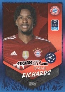 Sticker Omar Richards (FC Bayern München) - UEFA Champions League 2021-2022 n. L35 - Topps