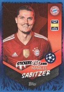 Sticker Marcel Sabitzer (FC Bayern München) - UEFA Champions League 2021-2022 n. L36 - Topps