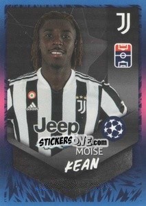 Sticker Miose Kean (Juventus) - UEFA Champions League 2021-2022 n. L45 - Topps
