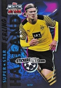 Sticker Erling Haaland (Borussia Dortmund) - UEFA Champions League 2021-2022 n. LE-S2 - Topps