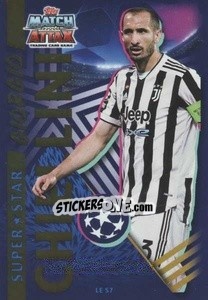 Sticker Giorgio Chiellini (Juventus) - UEFA Champions League 2021-2022 - Topps