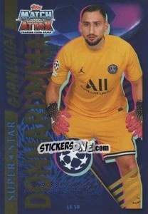Sticker Gianluigi Donnarumma (Paris Saint-Germain) - UEFA Champions League 2021-2022 n. LE-S8 - Topps