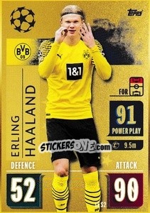 Cromo Erling Haaland (Borussia Dortmund) - UEFA Champions League 2021-2022 - Topps