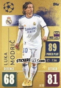 Sticker Luka Modric (Real Madrid C.F.) - UEFA Champions League 2021-2022 n. LE-S3c - Topps