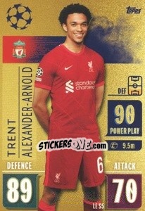 Sticker Trent Alexander-Arnold (Liverpool Fc) - UEFA Champions League 2021-2022 n. LE-S5C - Topps