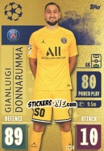 Figurina Gianluigi Donnarumma (Paris Saint-Germain) - UEFA Champions League 2021-2022 - Topps