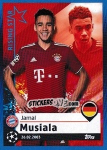 Sticker Jamal Musiala - Rising Star