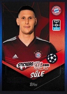 Sticker Niklas Süle - UEFA Champions League 2021-2022 n. 363 - Topps