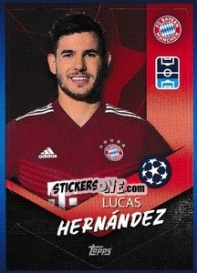 Cromo Lucas Hernández - UEFA Champions League 2021-2022 - Topps