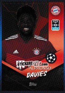 Sticker Alphonso Davies - UEFA Champions League 2021-2022 - Topps