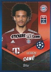 Sticker Leroy Sané - UEFA Champions League 2021-2022 n. 368 - Topps