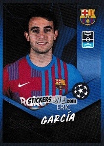Sticker Eric García - UEFA Champions League 2021-2022 - Topps