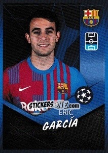Sticker Eric García - UEFA Champions League 2021-2022 n. 382 - Topps