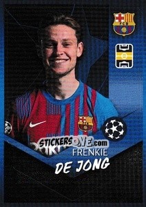 Sticker Frenkie de Jong - UEFA Champions League 2021-2022 - Topps