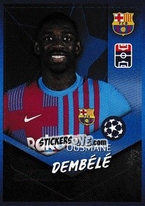 Sticker Ousmane Dembélé - UEFA Champions League 2021-2022 - Topps