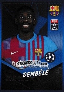 Sticker Ousmane Dembélé - UEFA Champions League 2021-2022 n. 389 - Topps