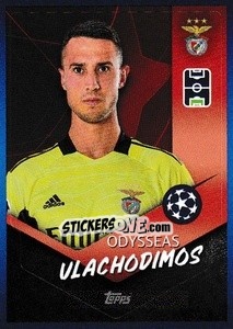 Sticker Odisseas Vlachodimos - UEFA Champions League 2021-2022 - Topps
