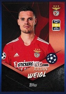 Sticker Julian Weigl - UEFA Champions League 2021-2022 n. 400 - Topps