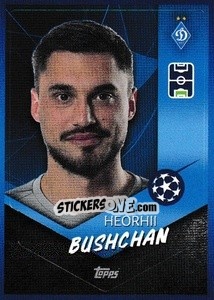 Sticker Heorhii Bushchan - UEFA Champions League 2021-2022 n. 412 - Topps
