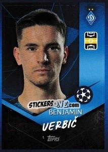 Sticker Benjamin Verbic - UEFA Champions League 2021-2022 - Topps